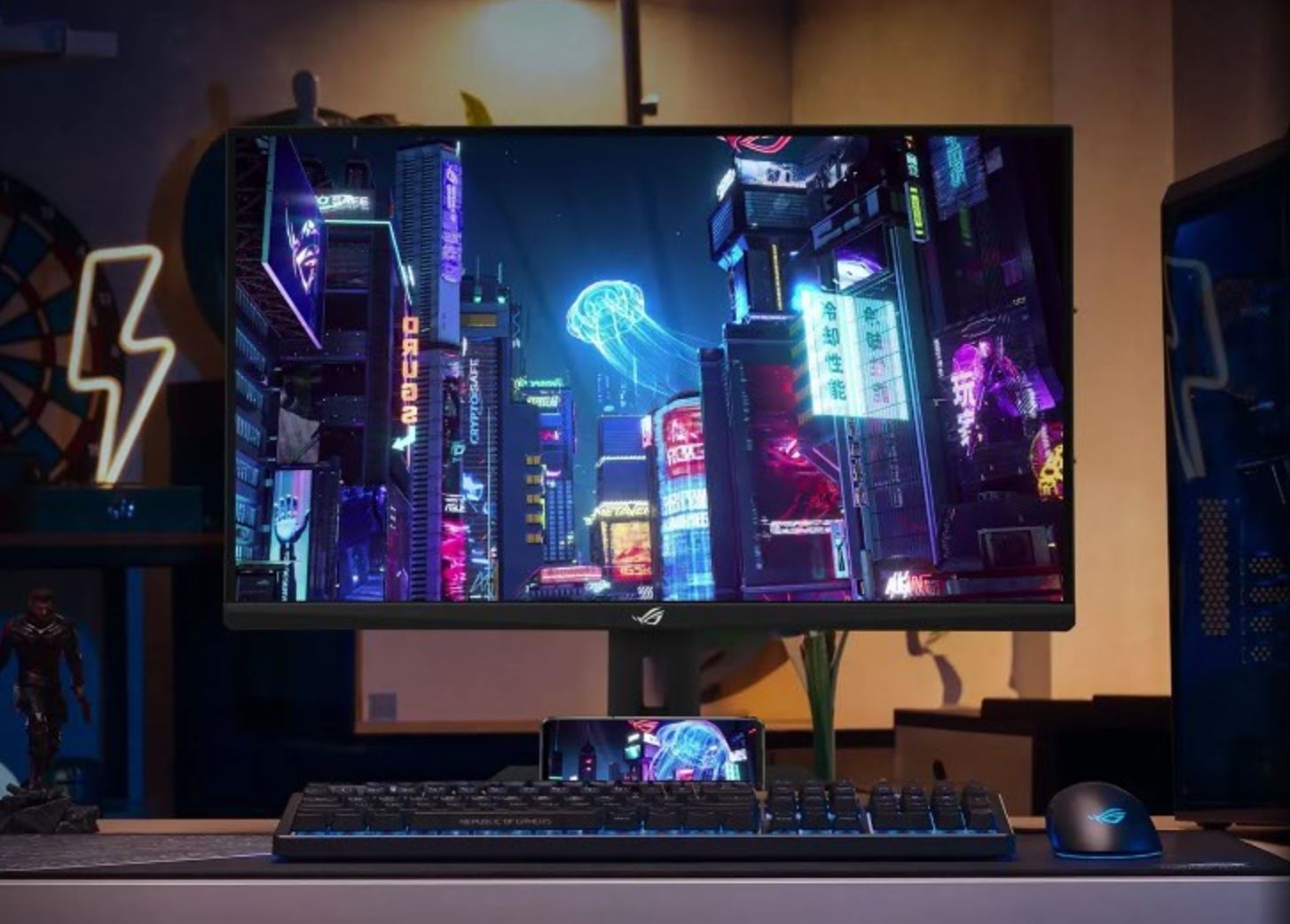 ASUS ROG Strix 27” 4K HDR USB-C Gaming Monitor (XG27UCG) - UHD